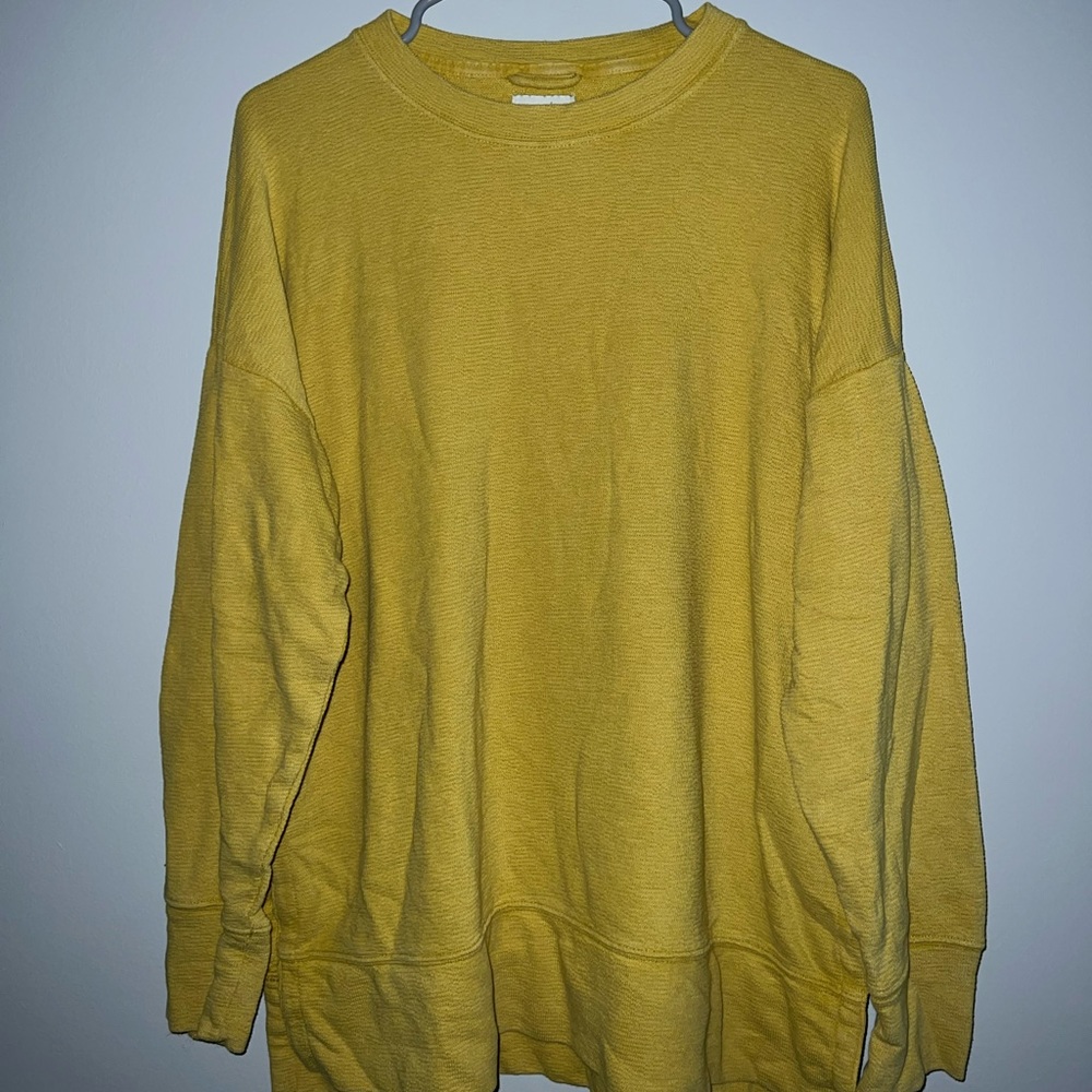Aerie Mustard Yellow Crewneck Size Small